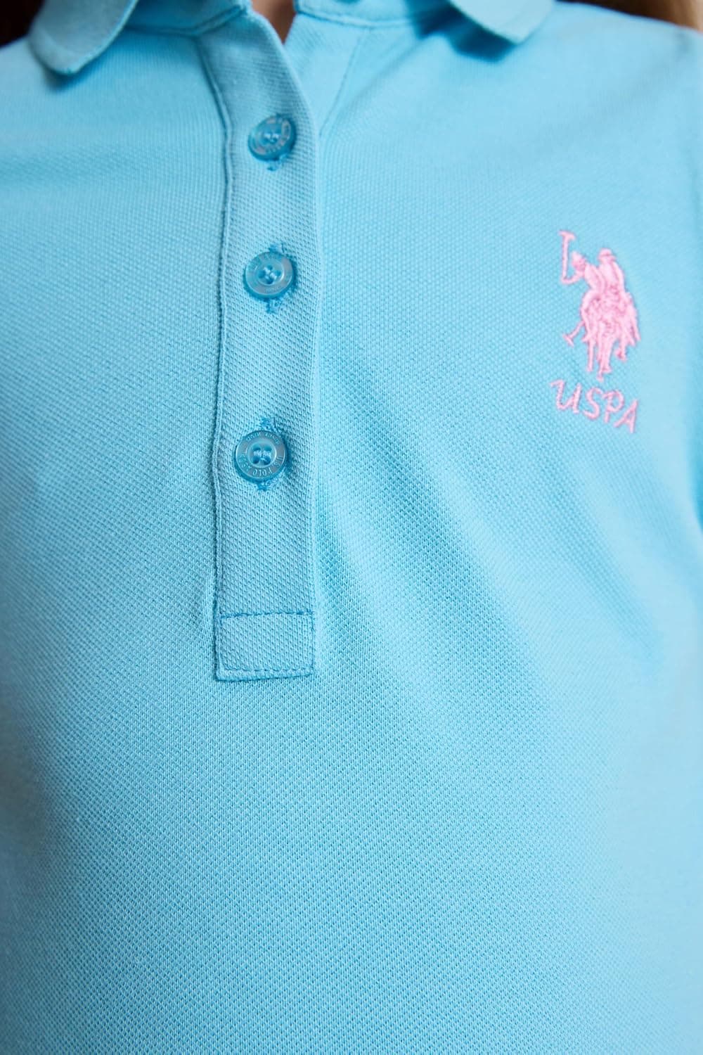 لباس دخترانه U.S. Polo Assn. بافت سرمهای مدل 50325639-VR033 لباس دخترانه U.S. Polo Assn. بافت سرمهای مدل 50325639-VR033