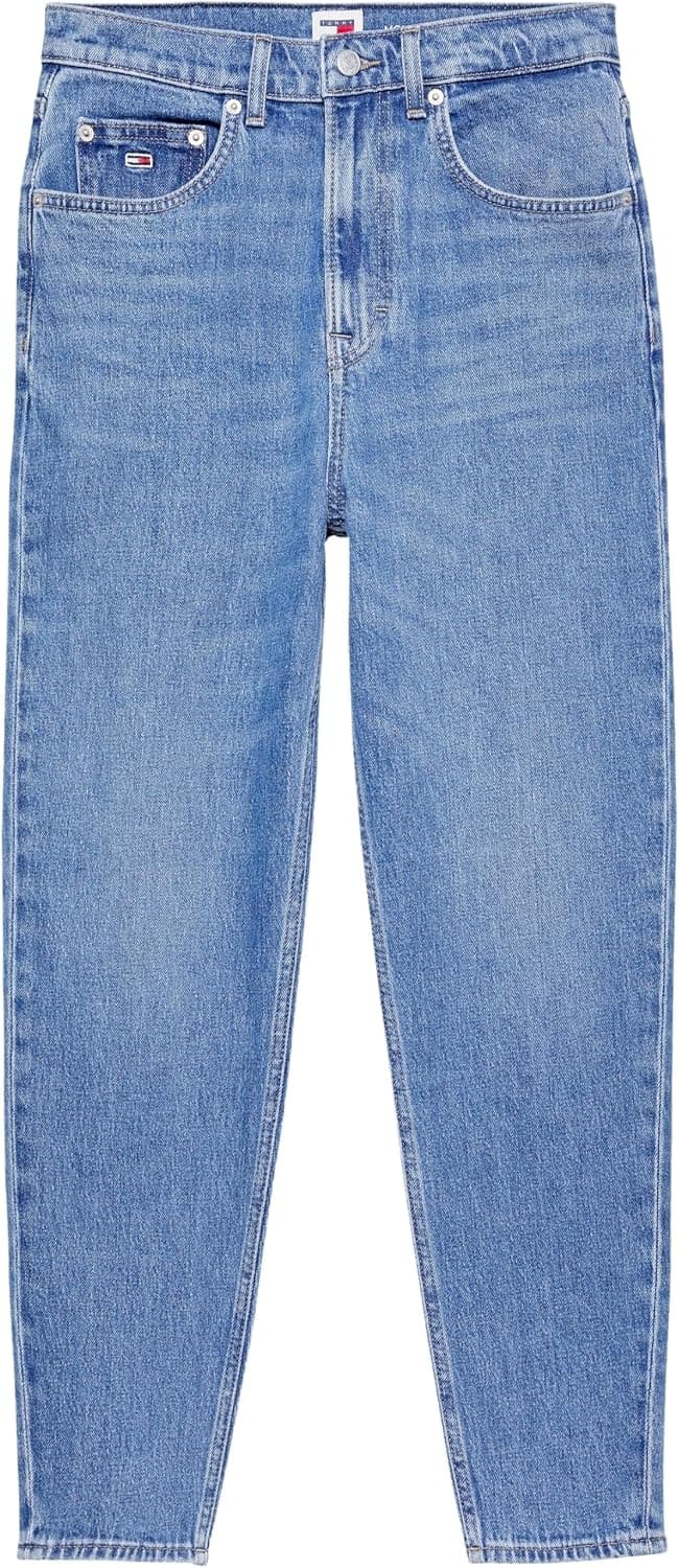 شلوار جین زنانه Tommy Jeans مدل MOM JEAN UH TPR CH0130 شلوار جین زنانه Tommy Jeans مدل MOM JEAN UH TPR CH0130