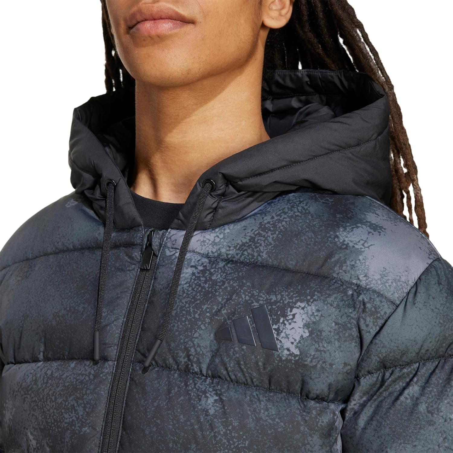 ژاکت مردانه adidas پافر کلاهدار Essentials CLIMAWARM با پر مصنوعی ژاکت مردانه adidas پافر کلاهدار Essentials CLIMAWARM با پر مصنوعی