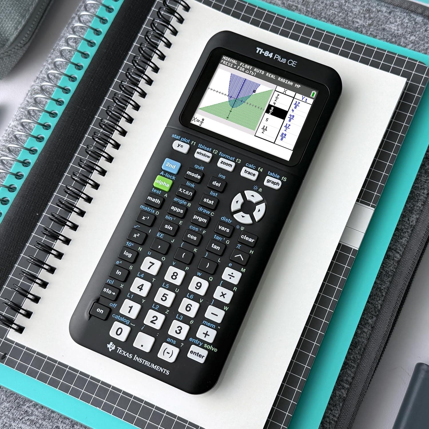 ماشینحساب نموداری TEXAS INSTRUMENTS مشکی 7.5 Inch مدل TI-84 Plus CE ماشینحساب نموداری TEXAS INSTRUMENTS مشکی 7.5 Inch مدل TI-84 Plus CE
