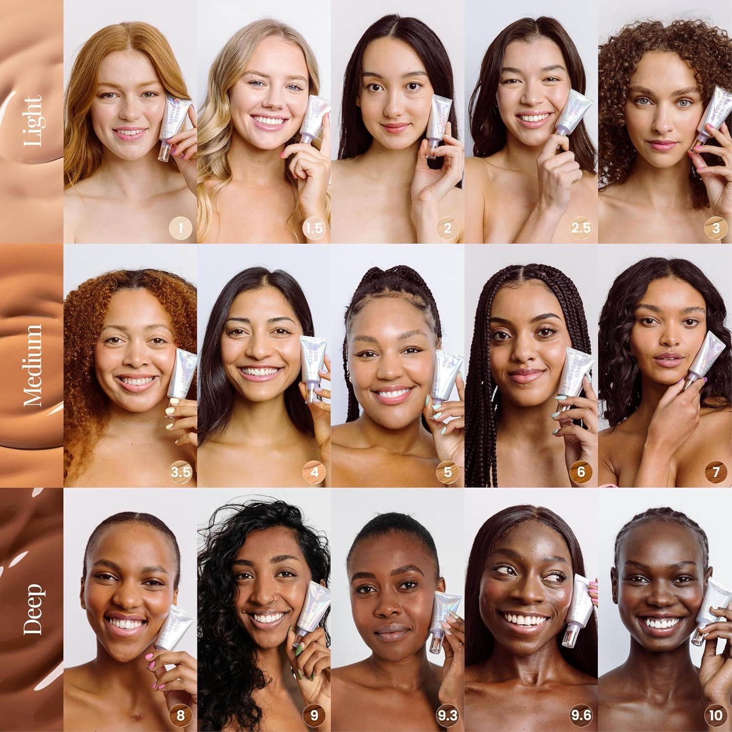 کرم پودر تینت Naked Sundays BeautyScreen Peptide SPF50 رنگ 2.5 روشن خنثی کرم پودر تینت Naked Sundays BeautyScreen Peptide SPF50 رنگ 2.5 روشن خنثی