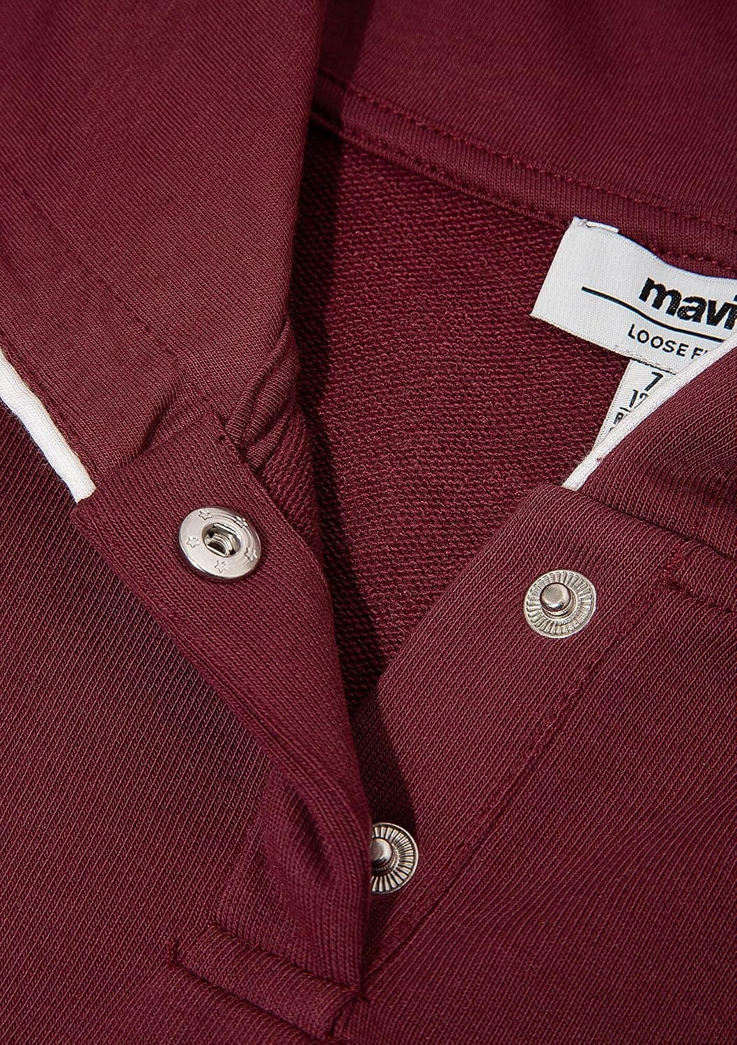 سوئیشرت دخترانه Mavi بوردو مدل 7S10122-70393 سوئیشرت دخترانه Mavi بوردو مدل 7S10122-70393