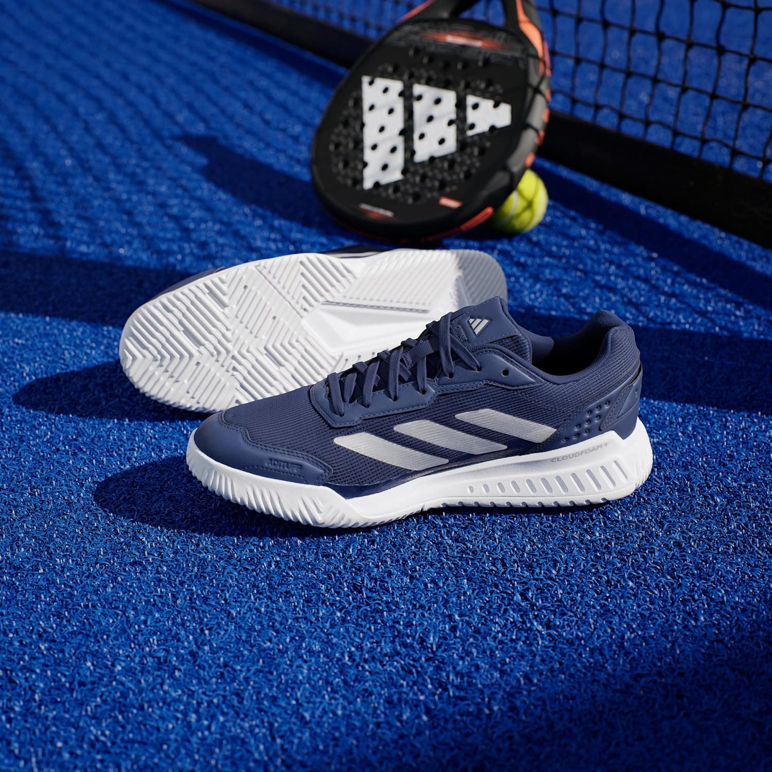 کفش مردانه adidas مدل Courtquick Padel سفید کفش مردانه adidas مدل Courtquick Padel سفید