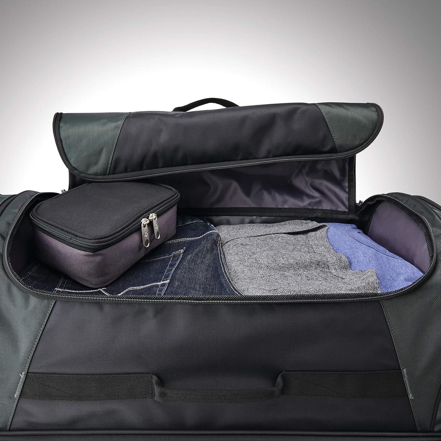 ساک دافل چرخدار Samsonite با کف Drop Bottom مدل Andante 2 ساک دافل چرخدار Samsonite با کف Drop Bottom مدل Andante 2