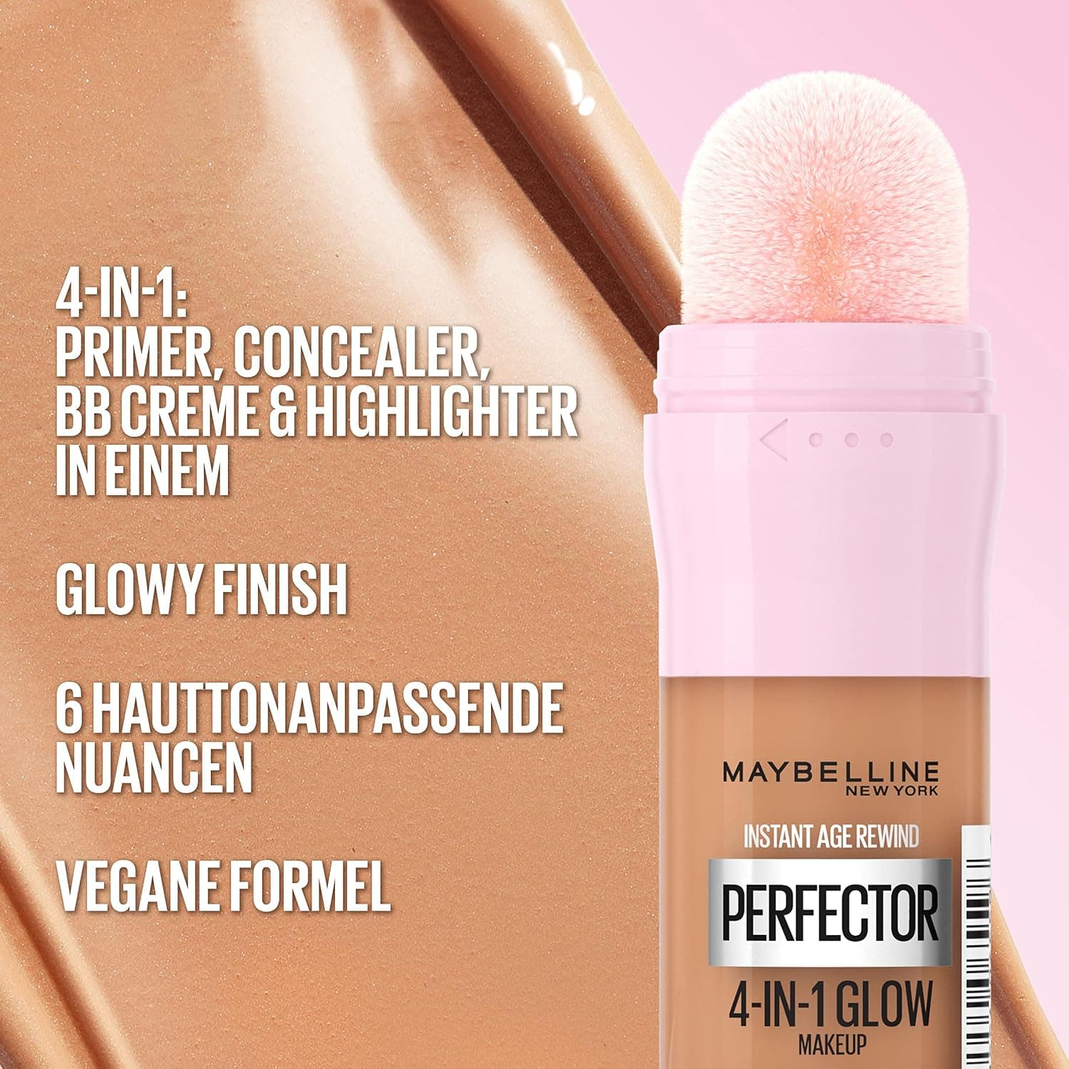 پرایمر، کانسیلر و هایلایتر ۴ کاره MAYBELLINE New York Instant Anti Age Rewind Perfector رنگ 1.5 Light Medium پرایمر، کانسیلر و هایلایتر ۴ کاره MAYBELLINE New York Instant Anti Age Rewind Perfector رنگ 1.5 Light Medium