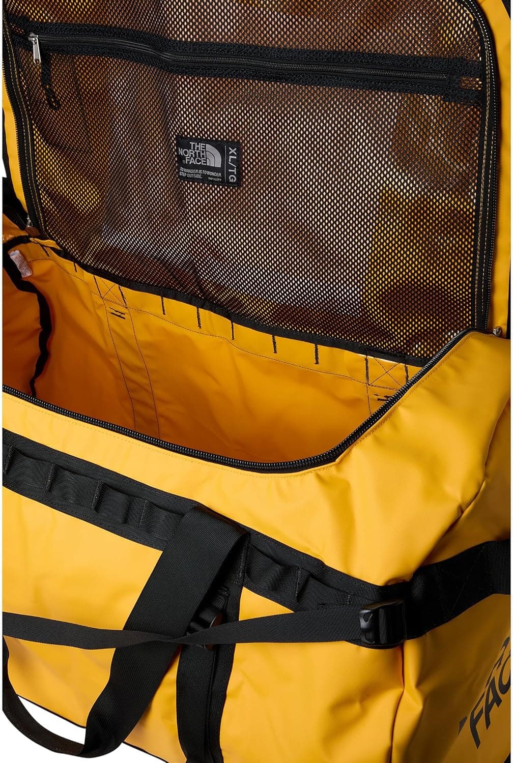 ساک مردانه The North Face مدل BASE CAMP DUFFEL سایز XL طلایی ساک مردانه The North Face مدل BASE CAMP DUFFEL سایز XL طلایی