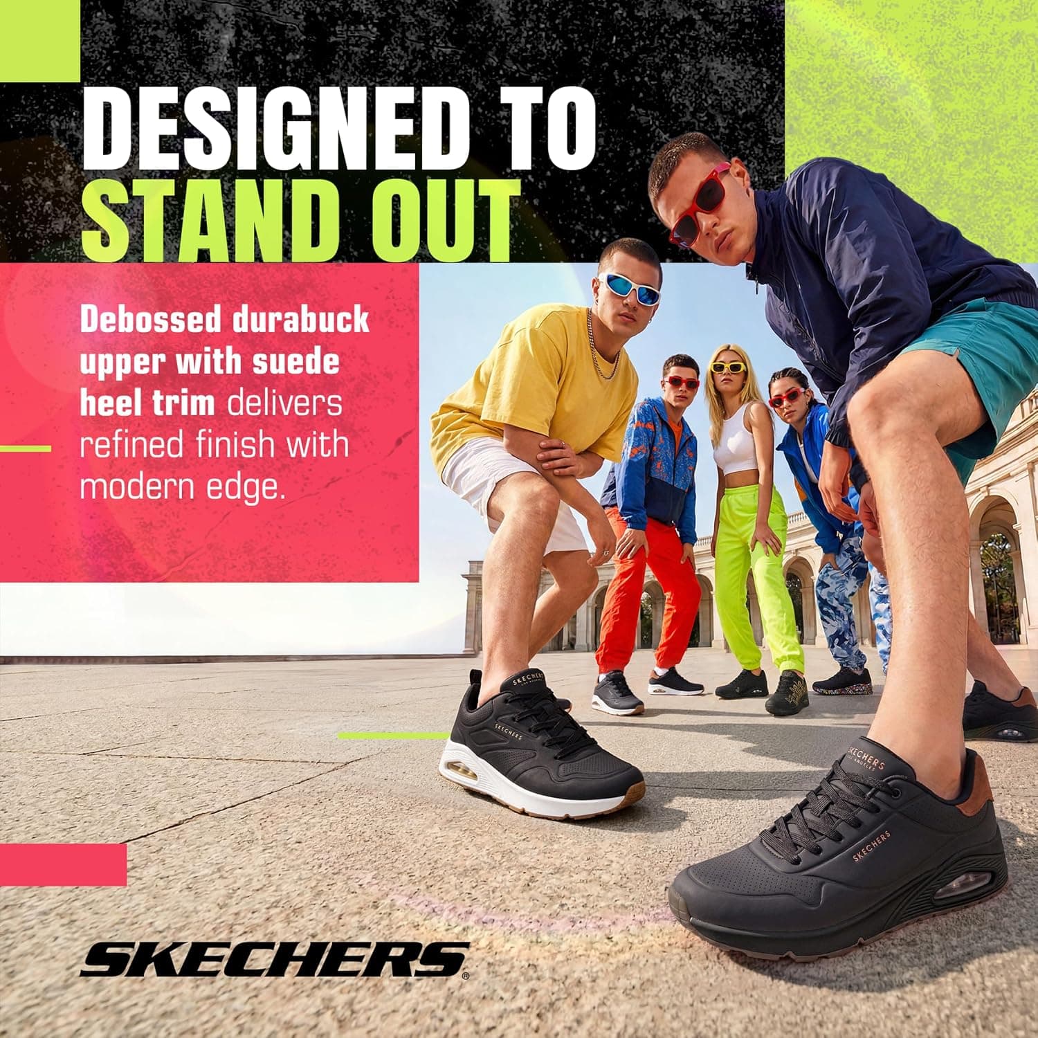 کفش ورزشی مردانه Skechers مدل Uno-Suited on Air کفش ورزشی مردانه Skechers مدل Uno-Suited on Air