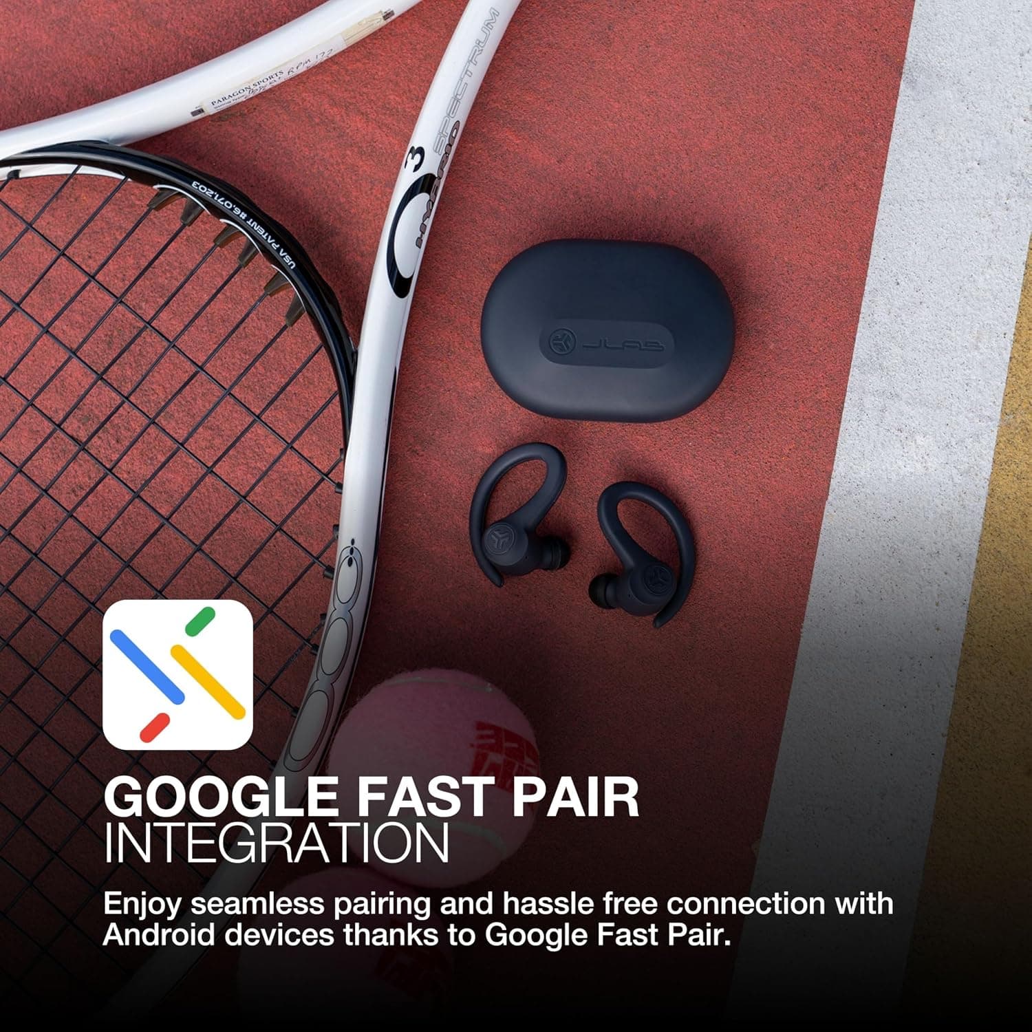 هدفون ورزشی JLab Go Air Sport+ مخصوص دویدن با بلوتوث 35H رنگ گرافیتی هدفون ورزشی JLab Go Air Sport+ مخصوص دویدن با بلوتوث 35H رنگ گرافیتی