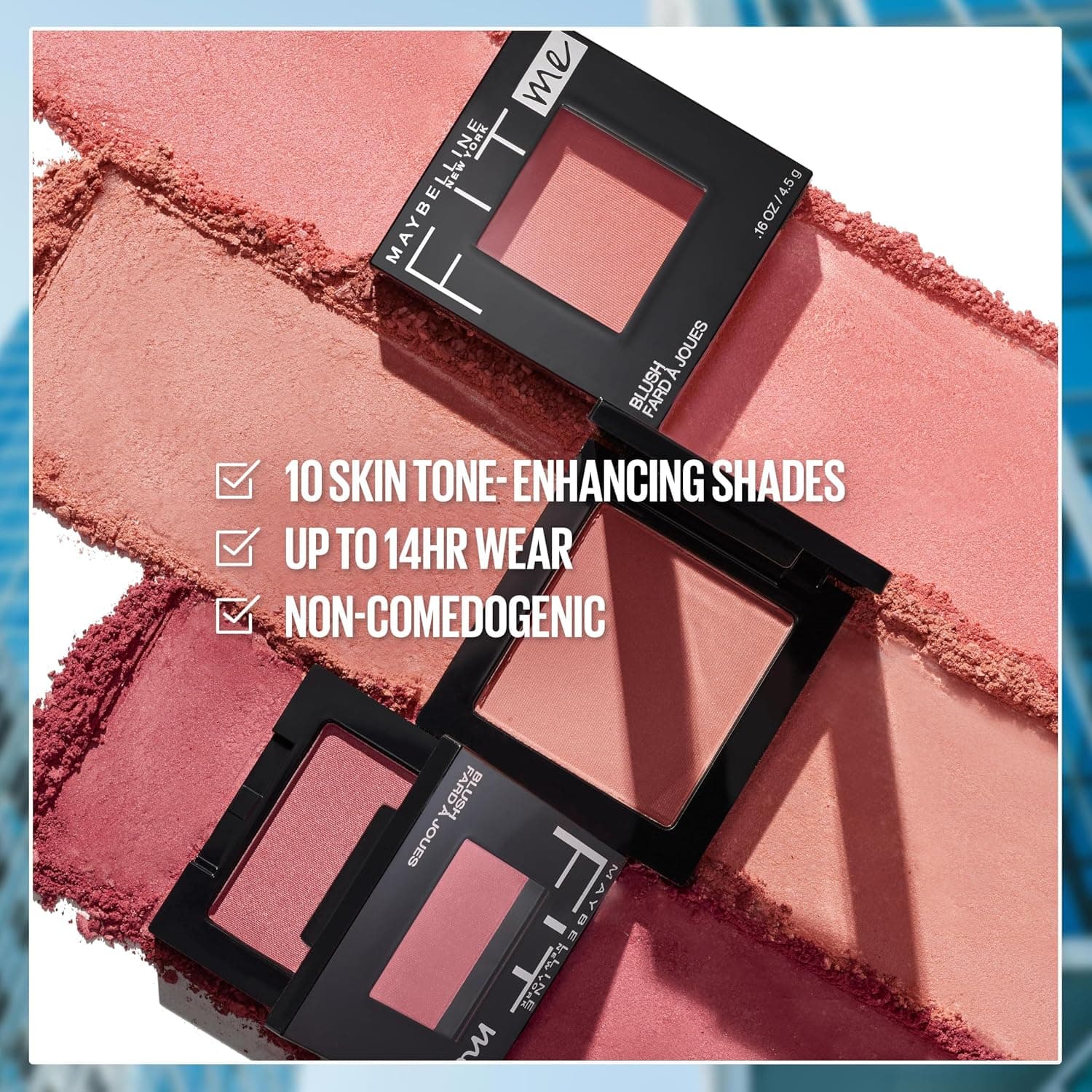 رژگونه MAYBELLINE سبک و قابلپخش رنگ آلوئی 1 عدد رژگونه MAYBELLINE سبک و قابلپخش رنگ آلوئی 1 عدد