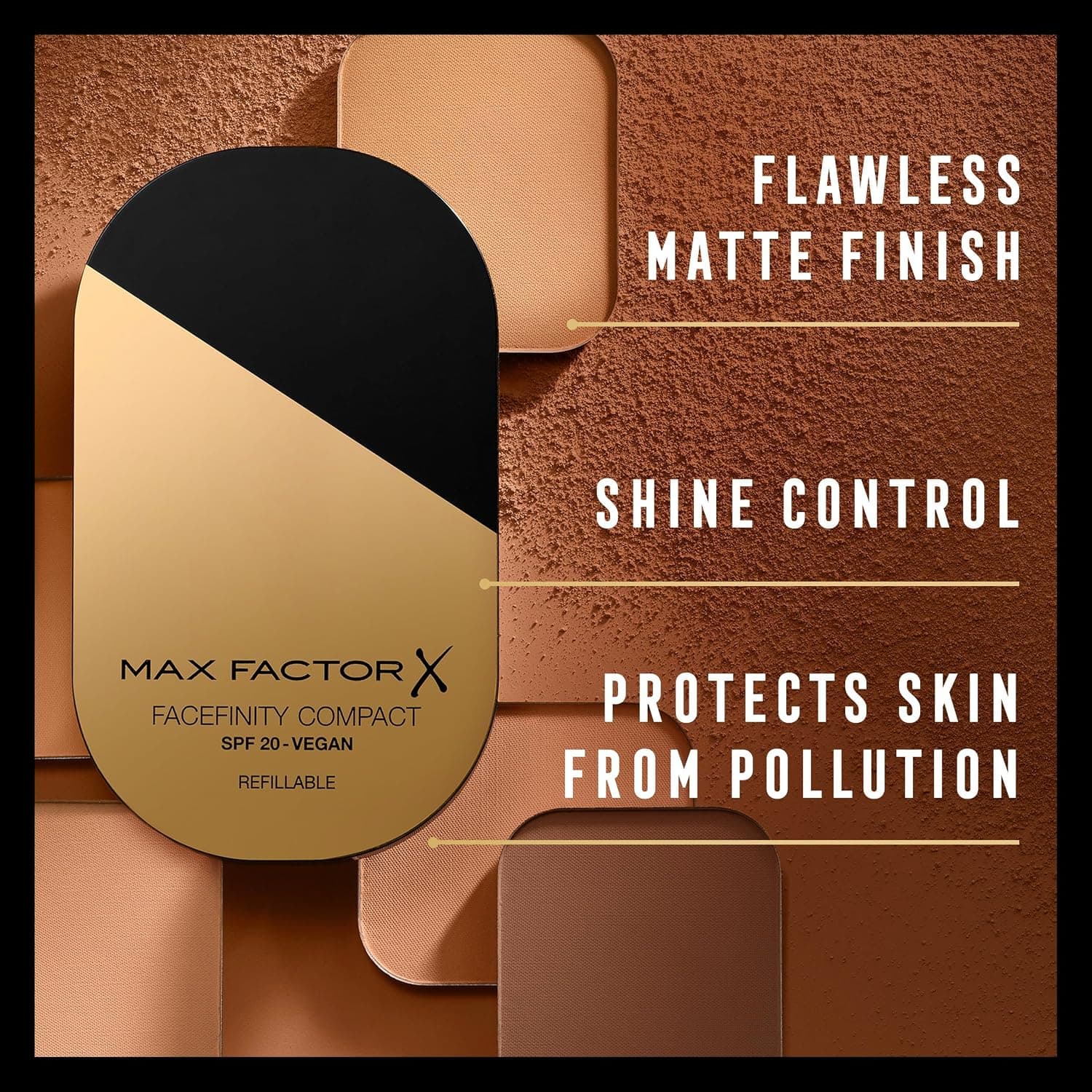 کرمپودر فشرده Max Factor Facefinity قابل شارژ با فرمول وگان، پوشش قابل ساخت، جلوه مات و SPF20، رنگ 001 پرسلان، 10g کرمپودر فشرده Max Factor Facefinity قابل شارژ با فرمول وگان، پوشش قابل ساخت، جلوه مات و SPF20، رنگ 001 پرسلان، 10g