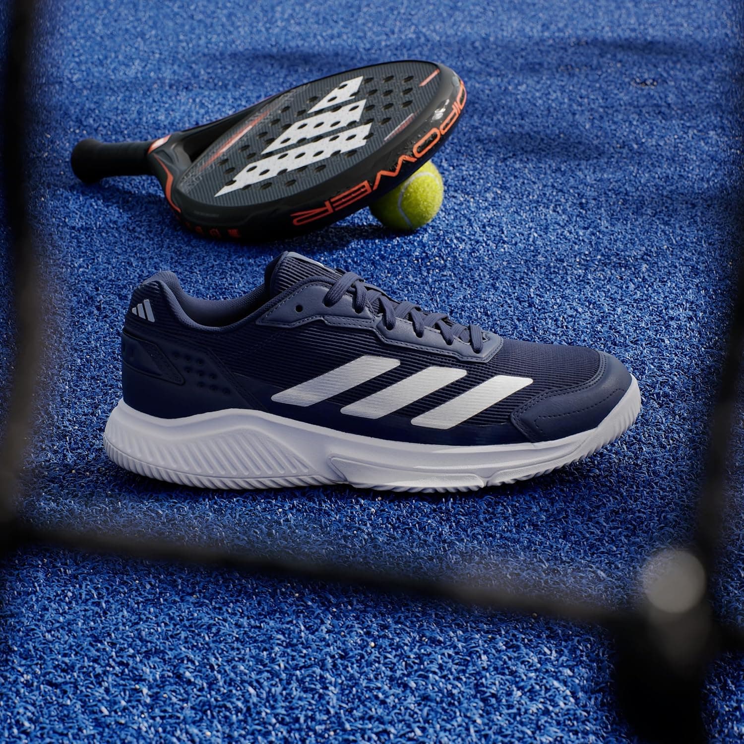 کفش مردانه adidas مدل Courtquick Padel سفید کفش مردانه adidas مدل Courtquick Padel سفید