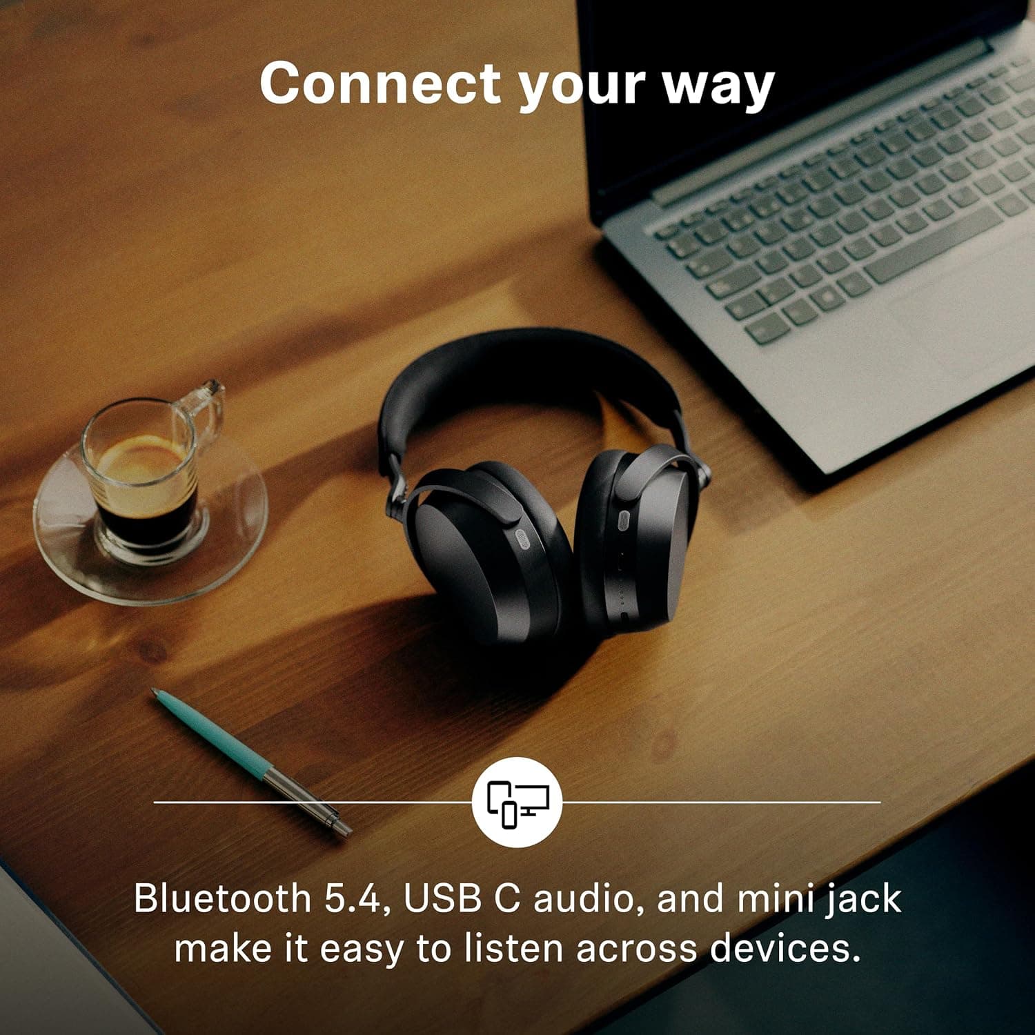 هدفون بیسیم Sennheiser Momentum 5 با حذف نویز مشکی هدفون بیسیم Sennheiser Momentum 5 با حذف نویز مشکی