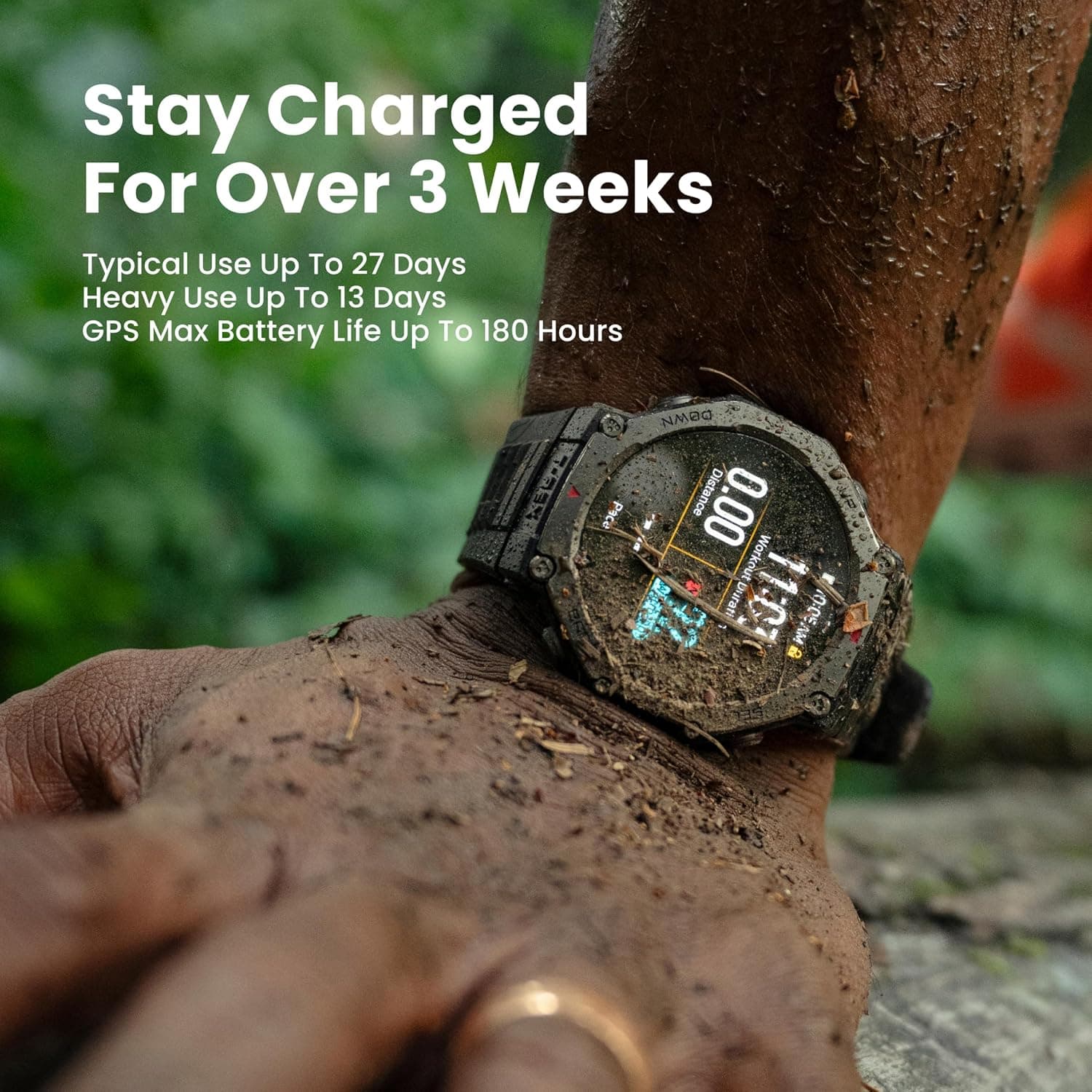ساعت هوشمند Amazfit با GPS و ضدآب مدل T-Rex 3 48mm ساعت هوشمند Amazfit با GPS و ضدآب مدل T-Rex 3 48mm