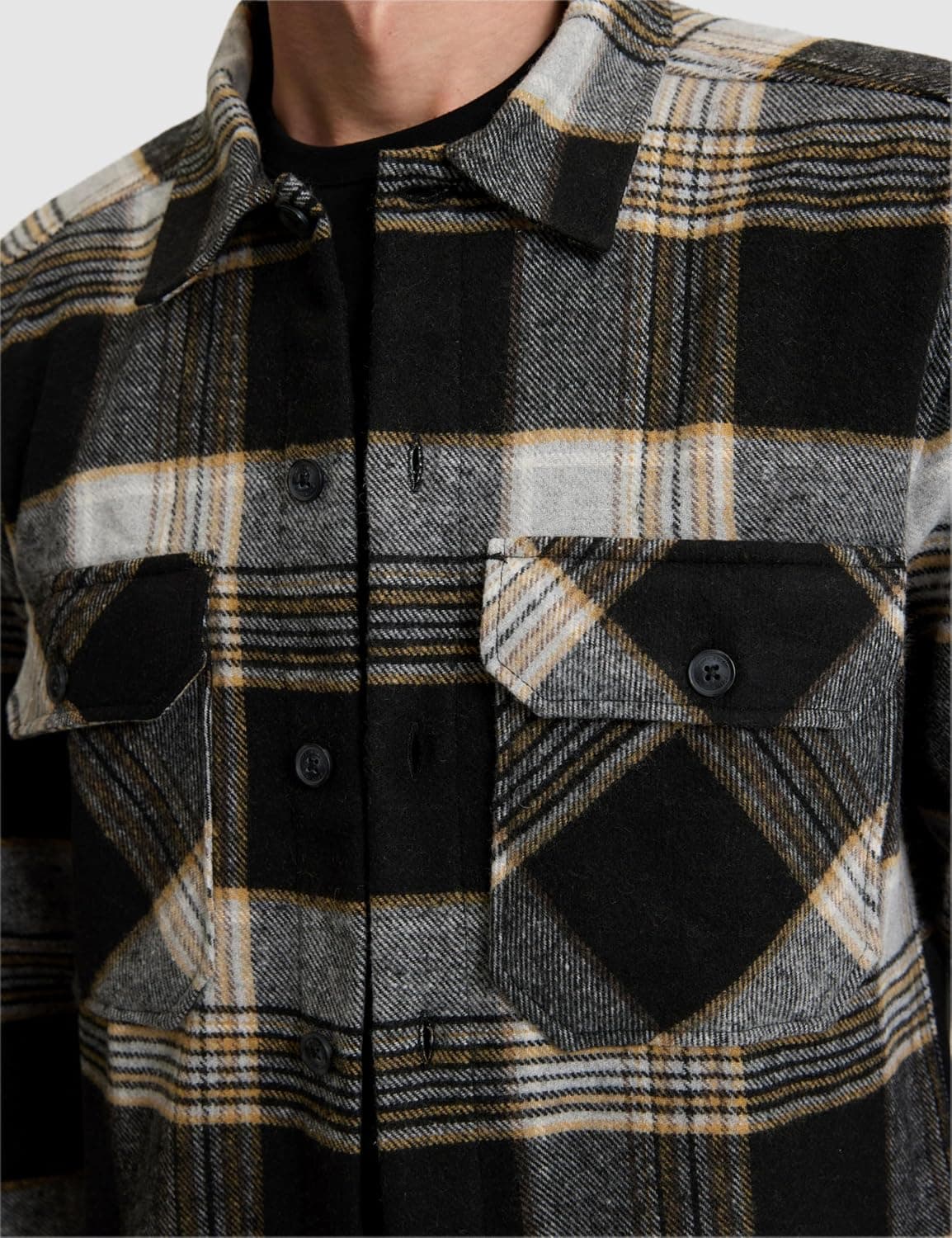 پیراهن مردانه Pierre Cardin سیاه طرحدار مدل 50316763-VR046 پیراهن مردانه Pierre Cardin سیاه طرحدار مدل 50316763-VR046