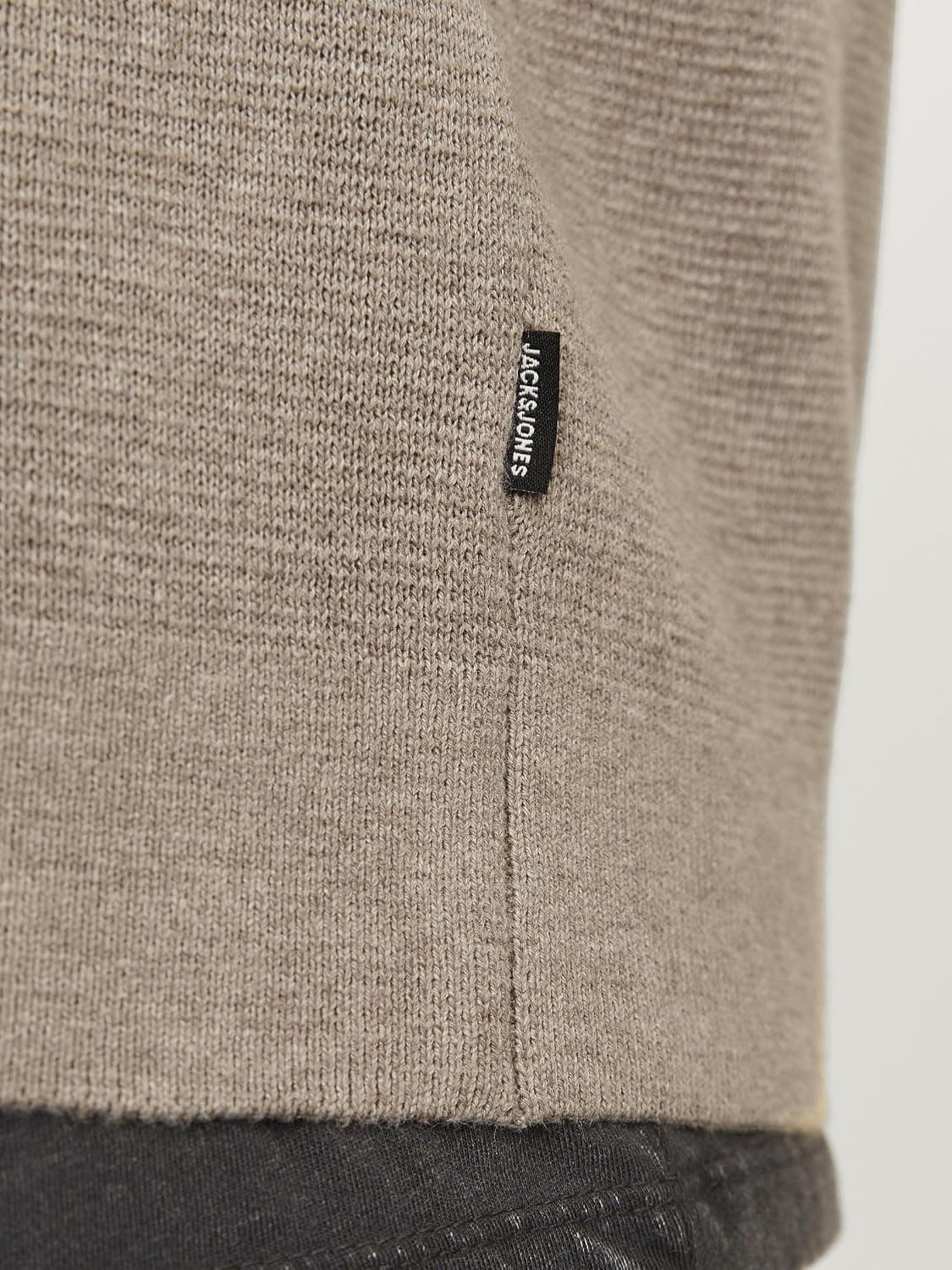 بلوز بافت مردانه JACK & JONES نیم زیپ مدل Jprblamilano بلوز بافت مردانه JACK & JONES نیم زیپ مدل Jprblamilano