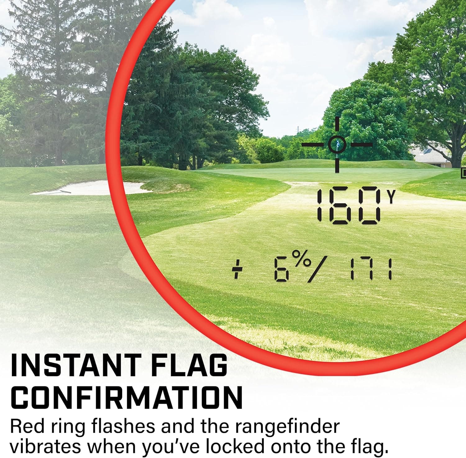فاصلهیاب لیزری گلف Bushnell Golf Tour V6 Shift با جبران شیب و قفل پرچم لرزشی، برد 1300-Yard فاصلهیاب لیزری گلف Bushnell Golf Tour V6 Shift با جبران شیب و قفل پرچم لرزشی، برد 1300-Yard